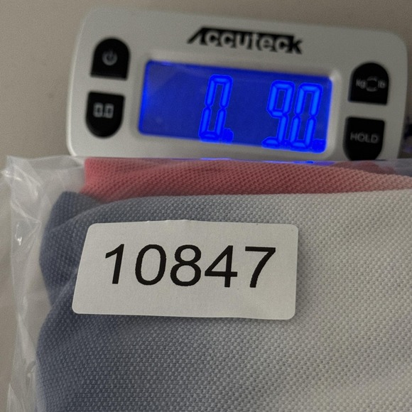 Polo Ralph Lauren Polo Shirt Mens Large Red White Blue Ombre Custom Slim Fit - Picture 8 of 8